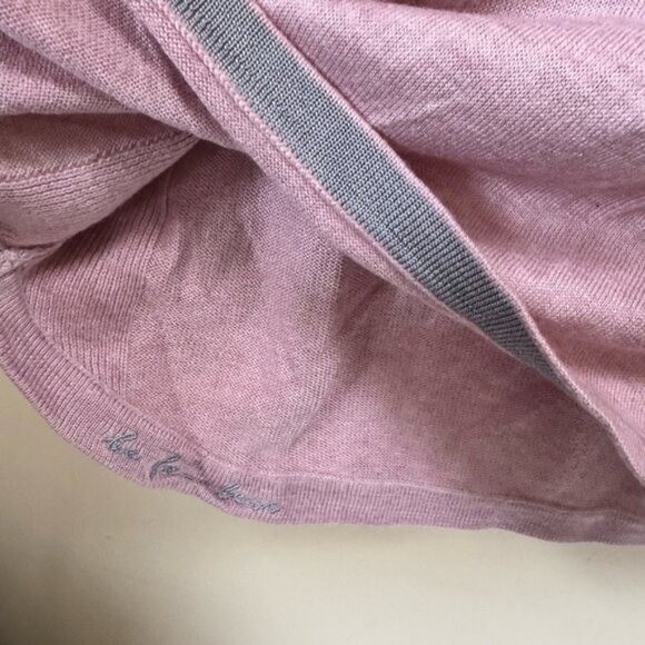 Lululemon Hello Aloe Pullover Sweater Silk Crew Tunic Knit Lightweight Rose Top - Picture 10 of 16